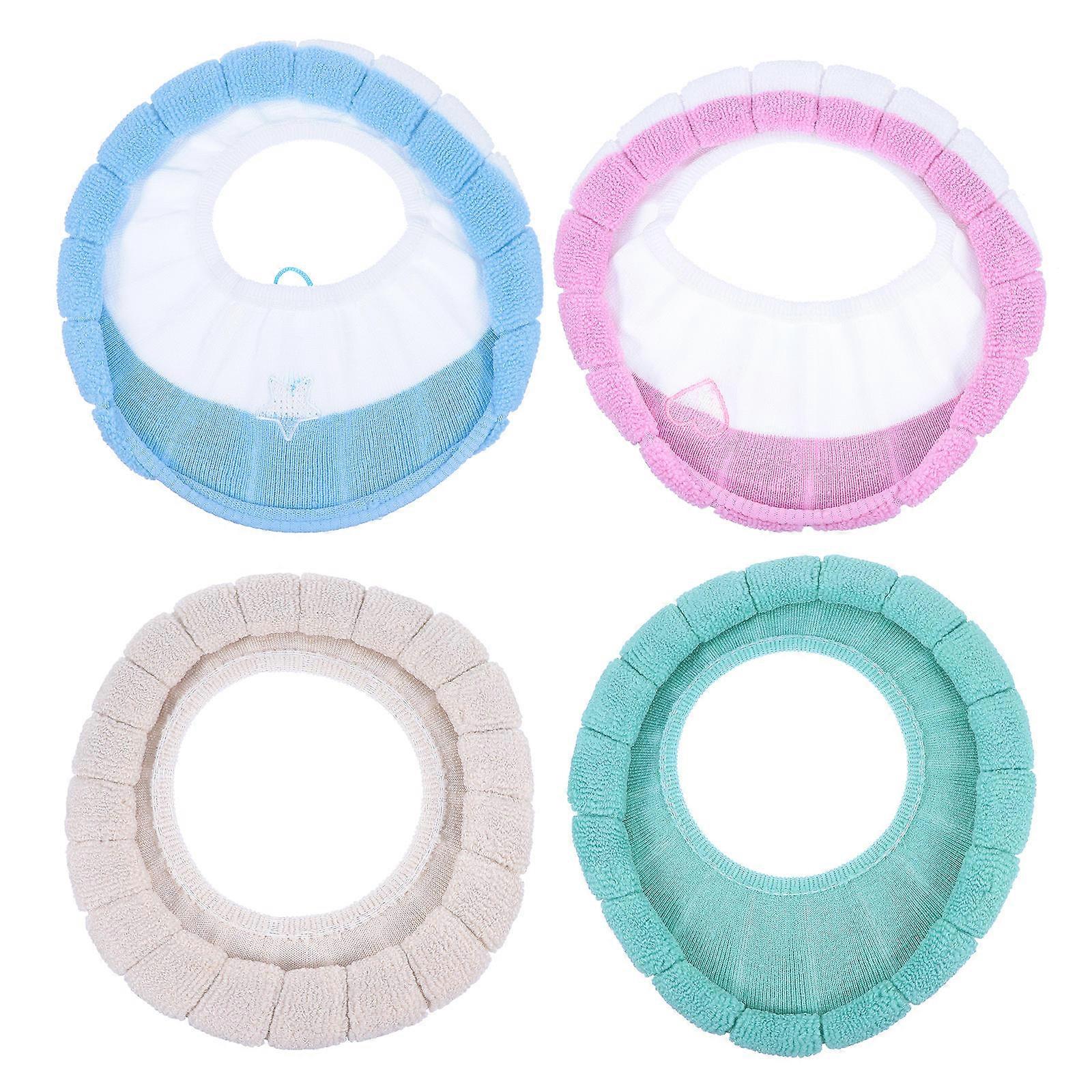 Plush Toilet Covers Warm Toilet Pads for Home Use 8Pcs Variety Colors