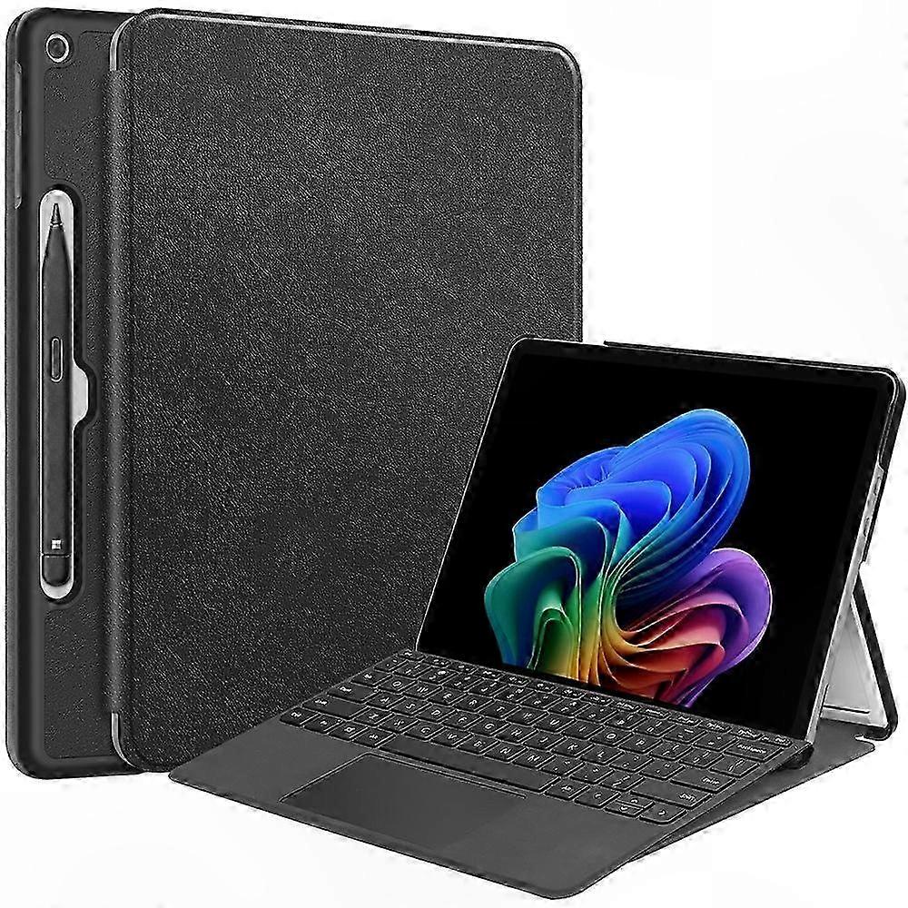 12-Inch Tablet Case with PU Leather, Folding Stand for Surface Pro Models, Protective Folio Cover for Tablets