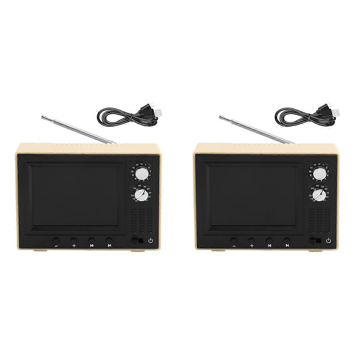 1:12 Miniature TV Playable Video Mini Television Model