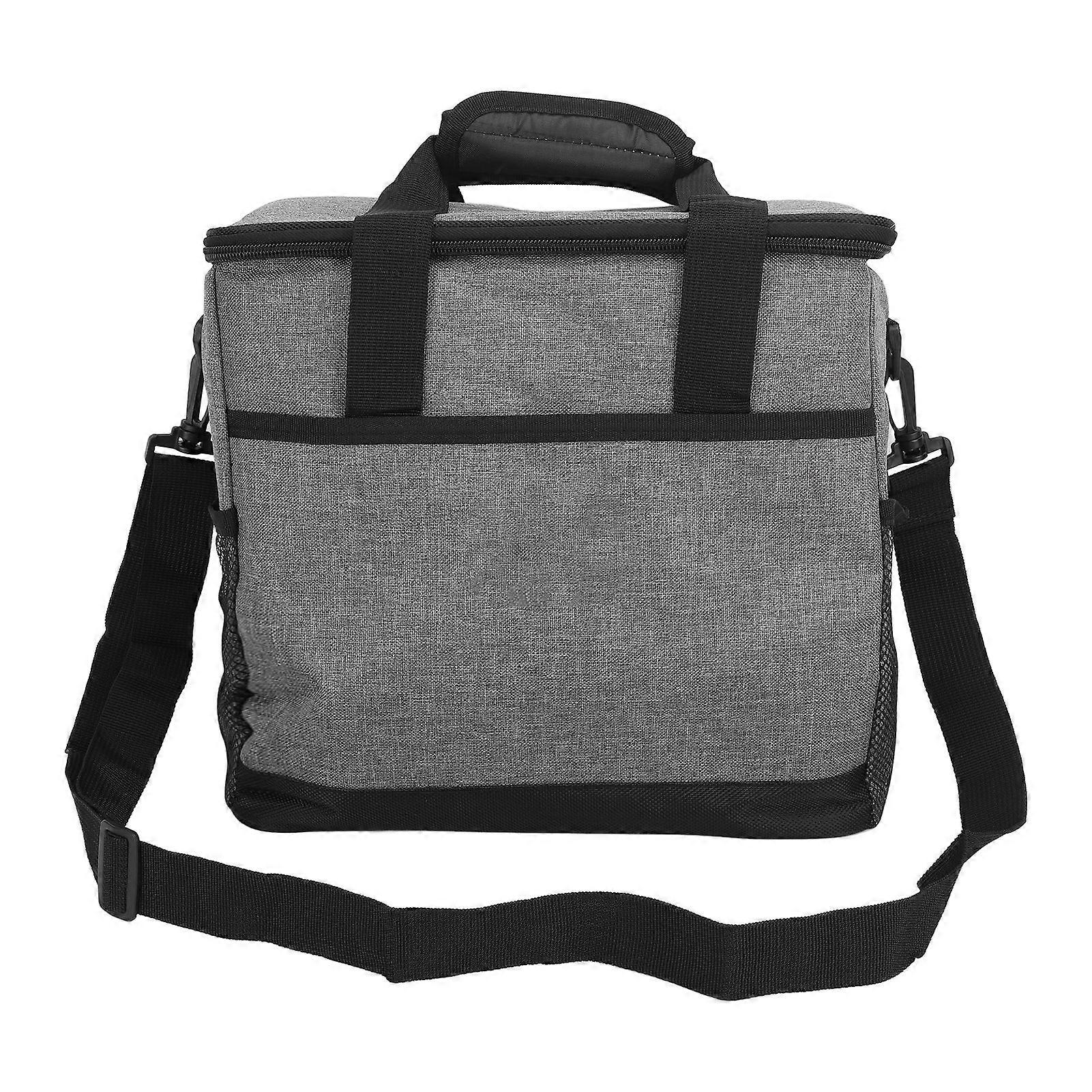 Handheld Shoulder Picnic Insulated Bag Waterproof PEVA Leak Proof Sealed Fresh Picnic Bag 35L