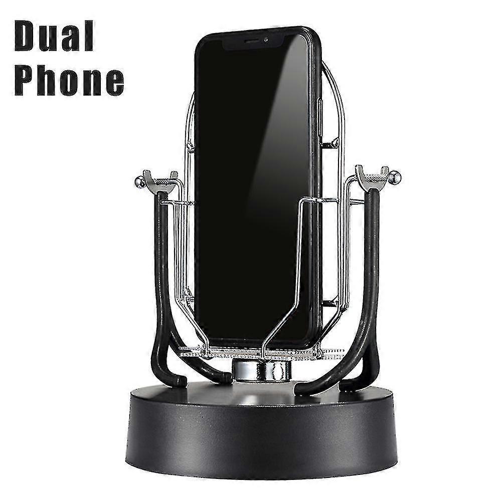 Phone Swing Device Automatic Wiggle Electronic Motion Machine Rotary Swing Motion Mobile Phone Holder for Count Steps
