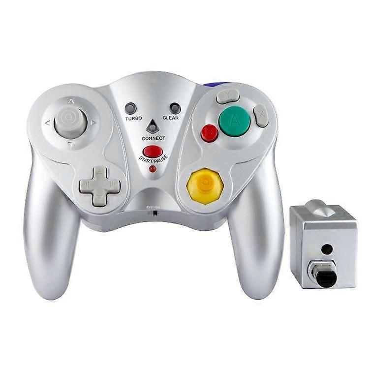 2.4HGz Wireless Gamepad For Nintendo NGC (Silver)