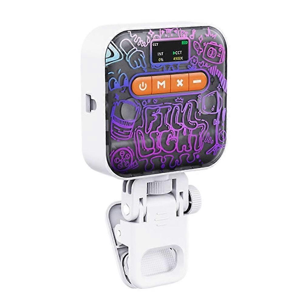 Magnetic RGB Pocket Fill Light Portable Photography Light 22 Modes Mini Sun Light for Phone Photo Face Live Stream