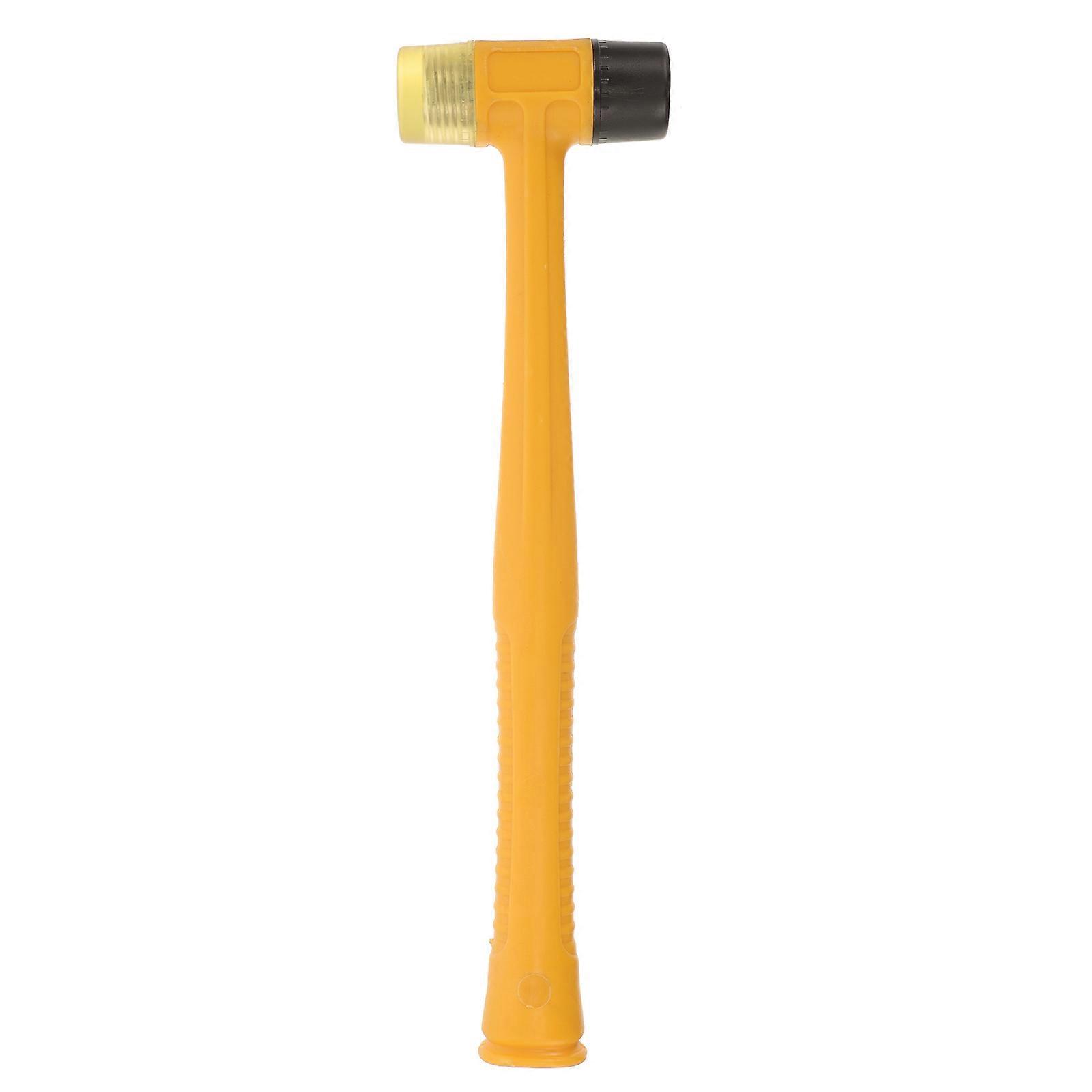 Installation Hammer Plastic Mallet for Tapping 3Pcs Home Use Yellow