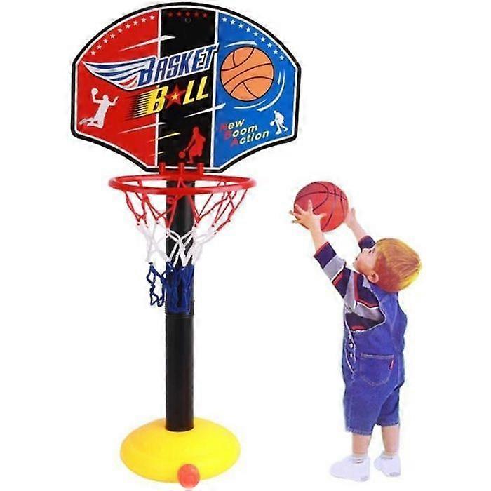 Mini Basketball Hoop Set Basketball Game Set Adjustable Basketball Backboard with Ball Toy Gift for Kids