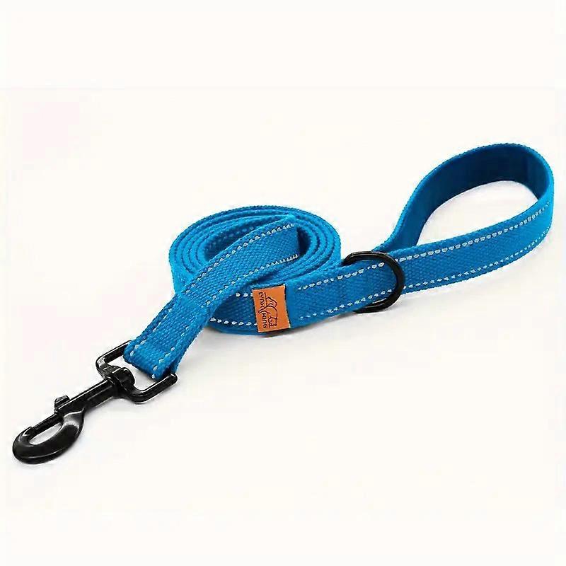 6-Foot Reflective Nylon Dog Leash with Soft Padded Handle and D-Ring Suitable for Walking and Training, Small to Large Dog Leash