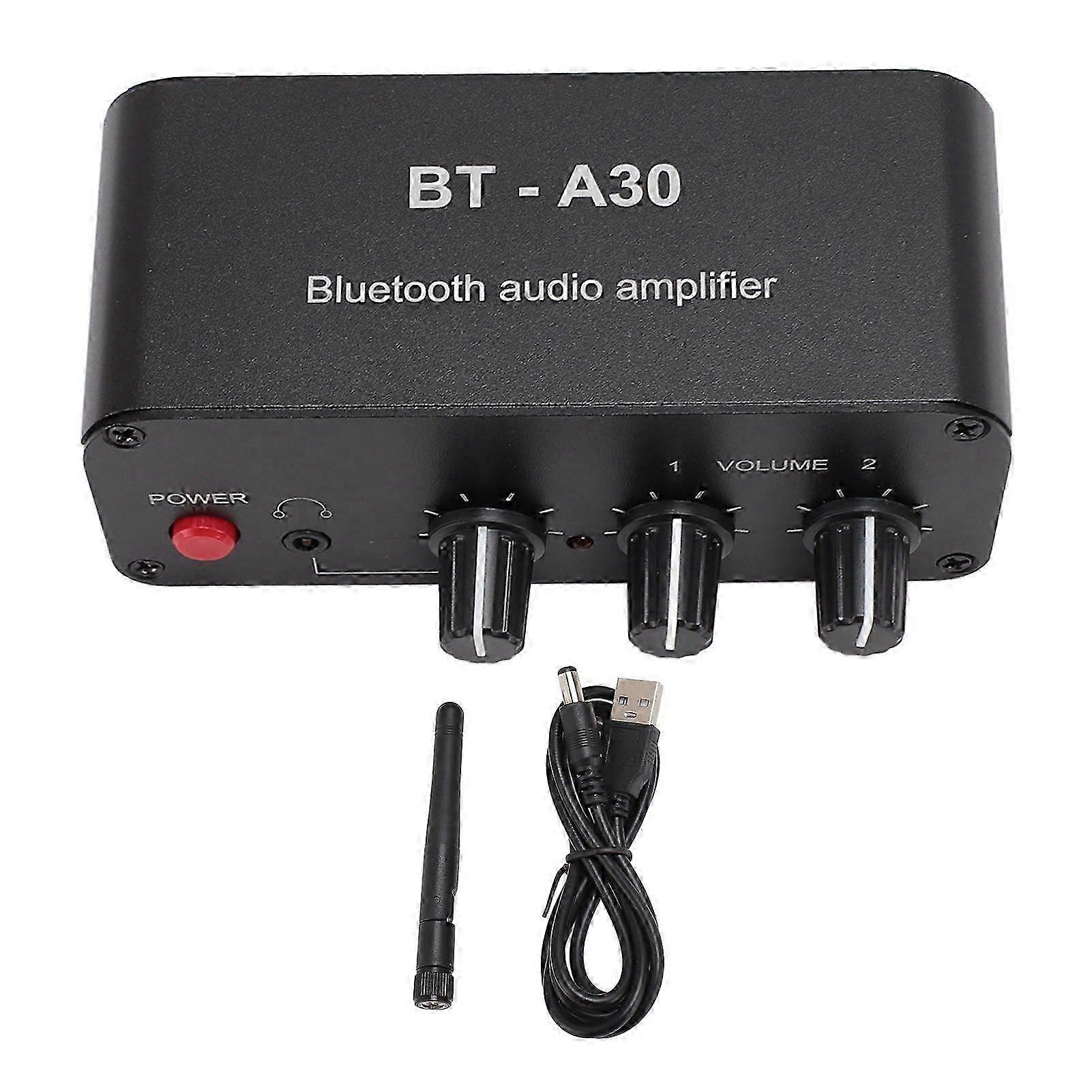 Bluetooth Sound Preamplifier 20dB Dual Op Amp NE5532 Stereo Preamp with RCA 3.5mm Port for Phono Turntable Speaker DC 512V