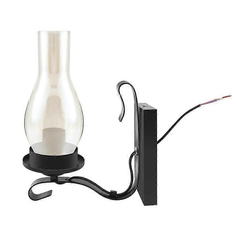 Vintage Rustic Wall Lamp in Glass and Mood Light Decorative Lamp for Bedroom (Does Not Contain Bulbs