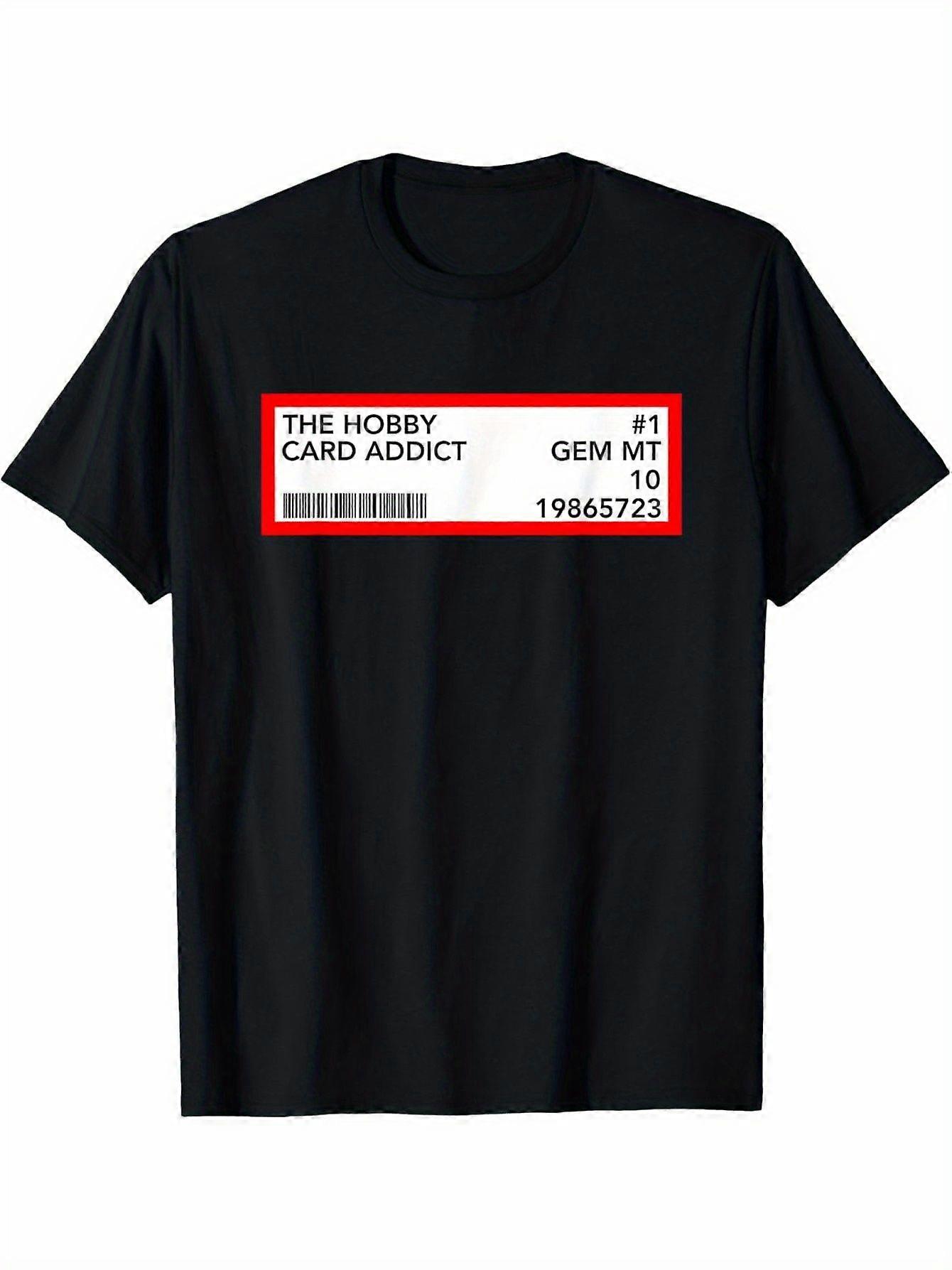 #1 Das Hobby Card Addict GEM MT 10 Graded T-Shirt – Lustiges Parodie-T-Shirt mit Sammlerkarten-Bewertungsetikett, Herren- und Damen-CAS-ASCBD