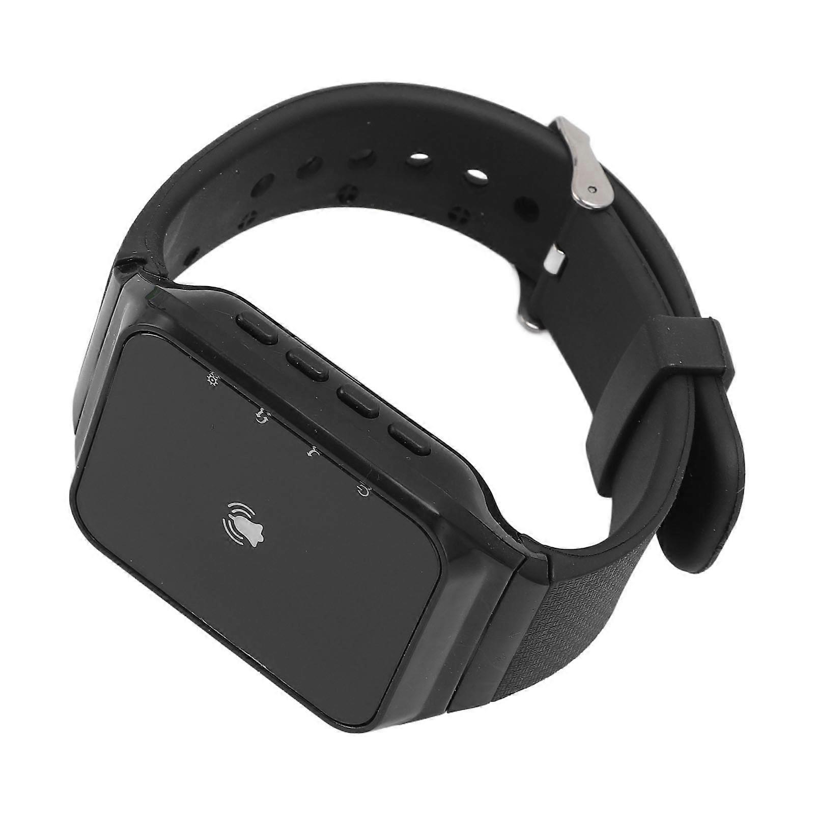 Wireless Calling System with 1 Watch Receiver 1 Transmitter Water Resistant Portable Wireless Pager Call System for Restaurant Home School 