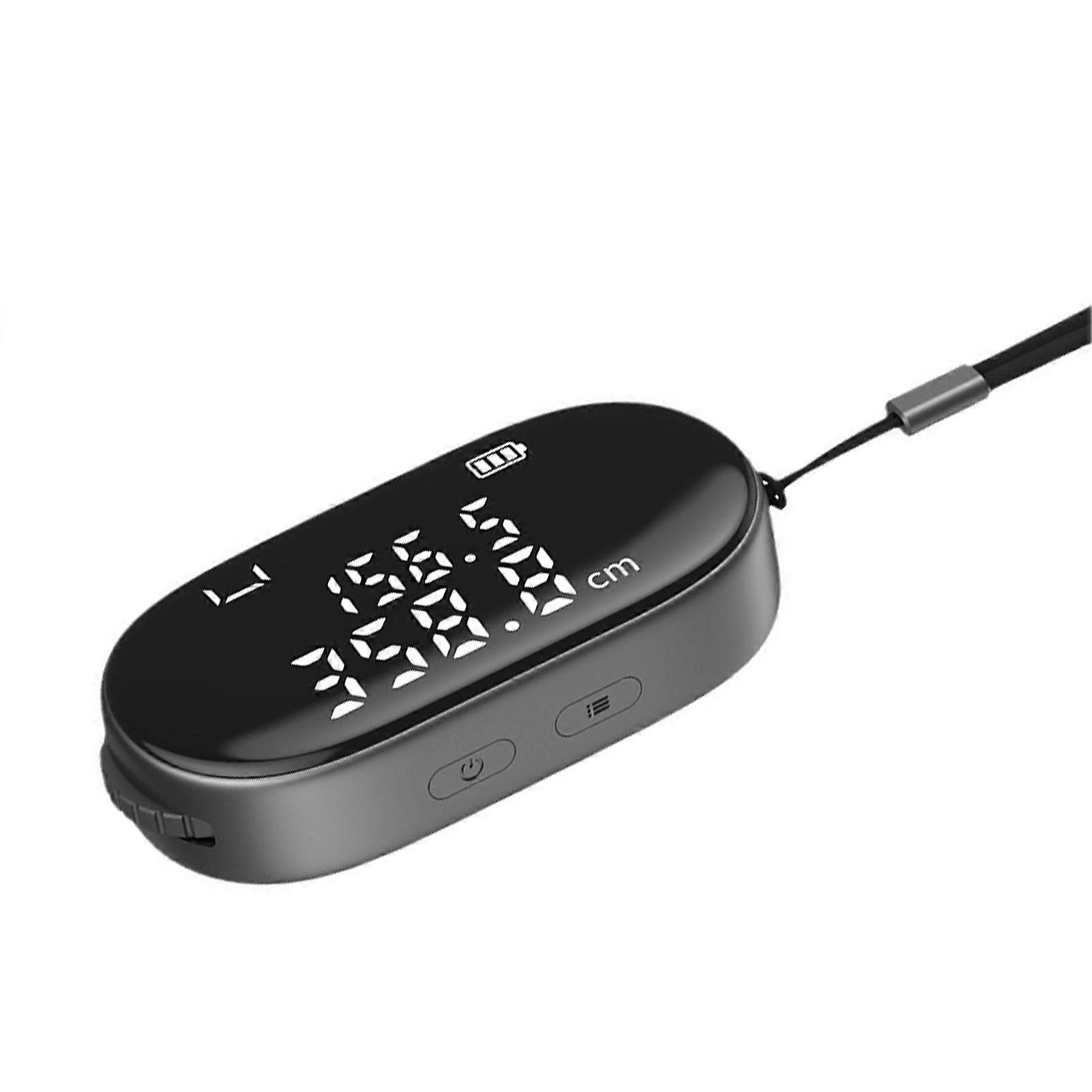 Digital Tape Measure Flexible cm in Ft Switching Rechargeable Electronic Rolling Measuring Tool for Irregular Shape 