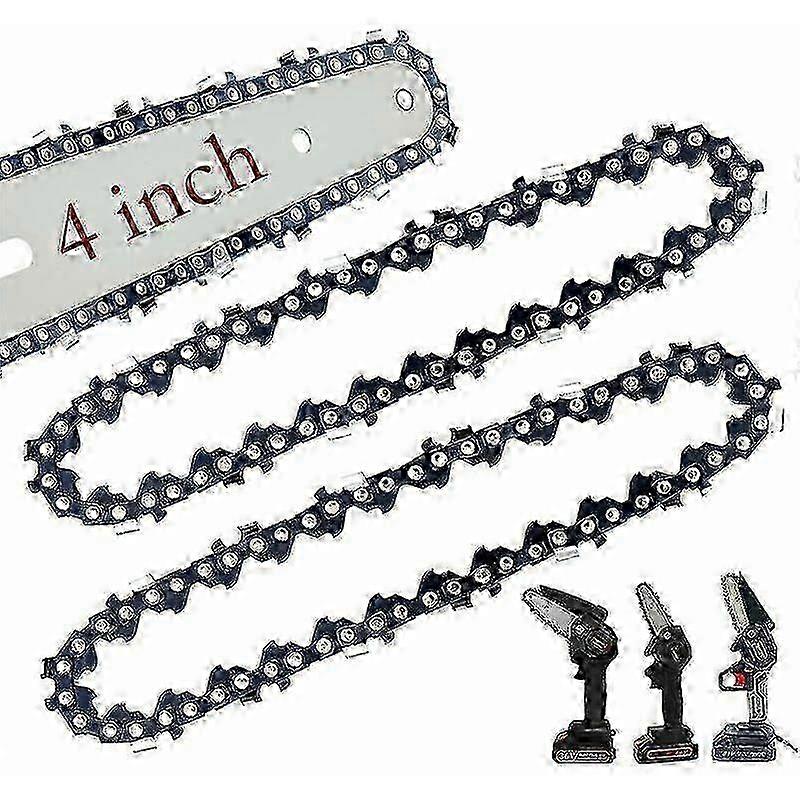 2 Pack Mini Chainsaw Chains 4 Inch Replacement Chains