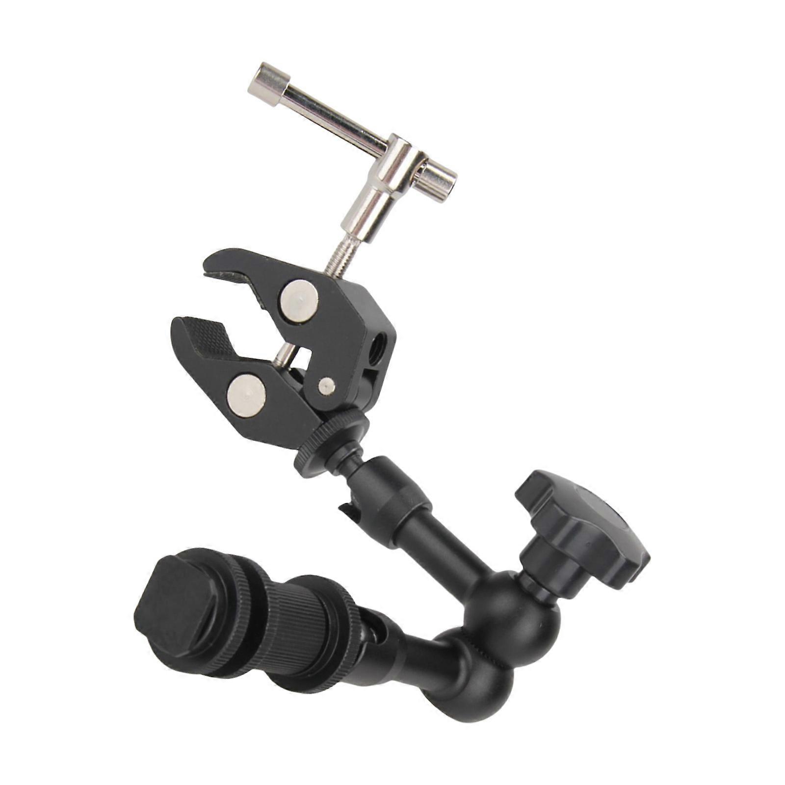 Metal Super Clamp Arm Clamp with 1/4inch 3/8inch Thread Hole for DSLR Camera Monitor LED Light Microphone Accessories Multicolor