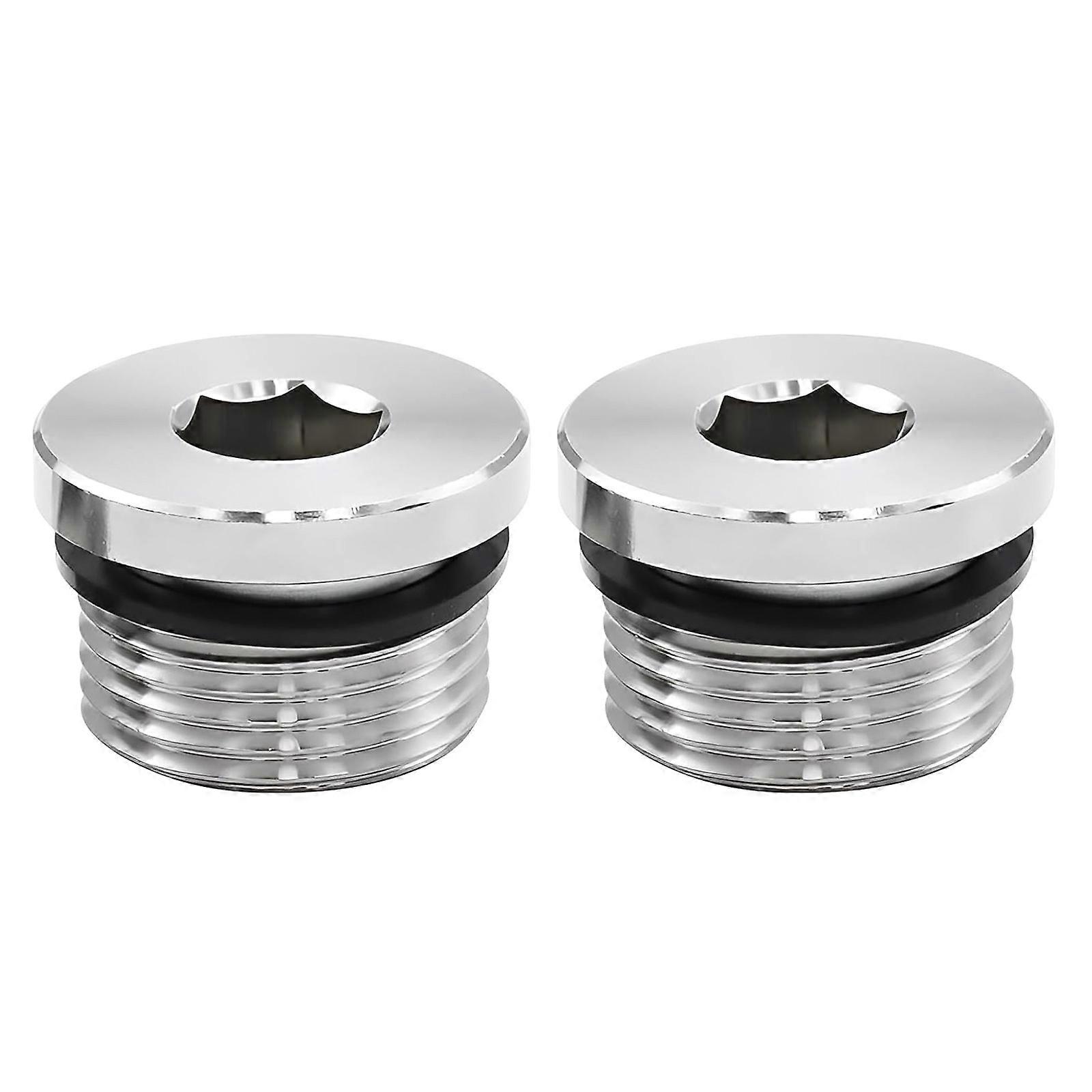 2 Divisions 304 Untarnished 12.7mm Spell Head Outlets Secure Sealing Seal Exemplary For Permanent Pipe End Ending Multicolor