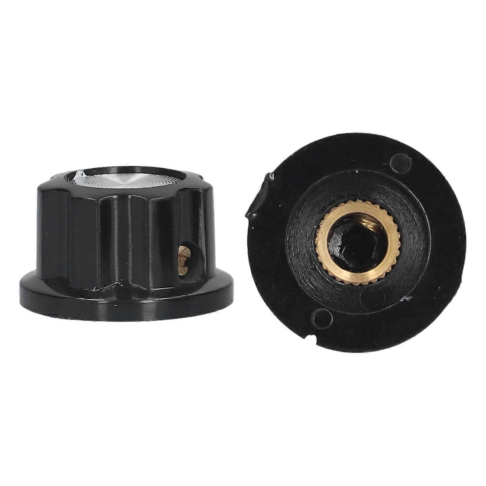 50Pcs Potentiometer Knob Engineering Plastic Brass Core Control Knobs Replacement 20mm BEMA02