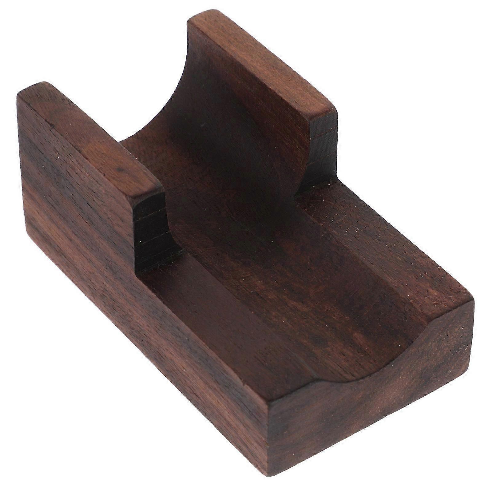 Japanese Style Wooden Sushi Holder for Serving 1 Roll Type Sushi Plate