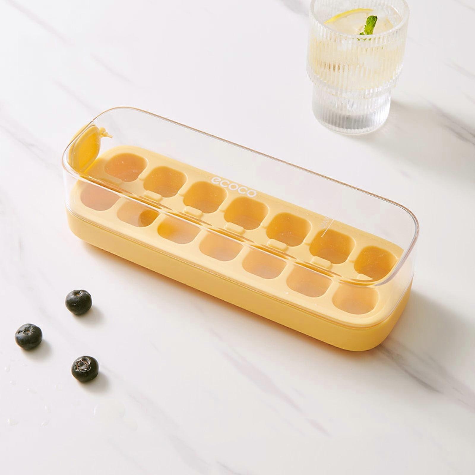 HKUKY Ice Lattice Ice Block Mould Ice Making Container Ice Storage Box