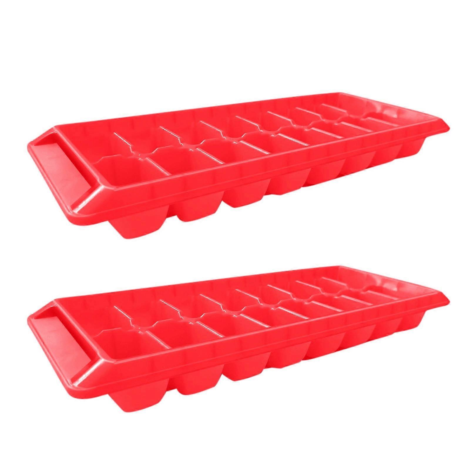 Ice Cube Tray Stackable Ice Cube For Freezer 2 Pack 16 Cubes Per Tray For Chocolate Bakeware Set Kitchen Tools Set