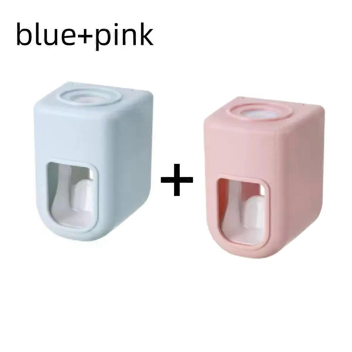 Creative Wall Mount Automatic Toothpaste Dispenser Bathroom Accessories Waterproof Lazy Toothpaste Squeezer Toothbrush Holder