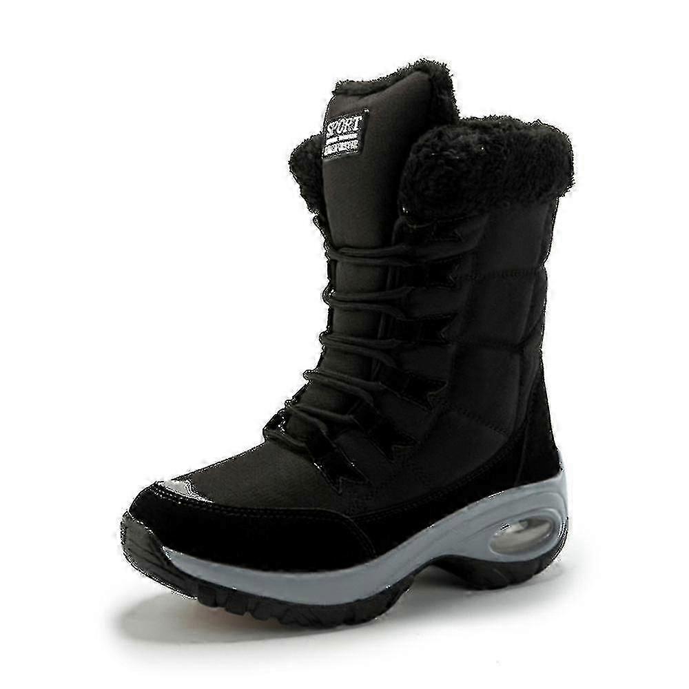 Botas de inverno à prova d'água quentes para mulheres