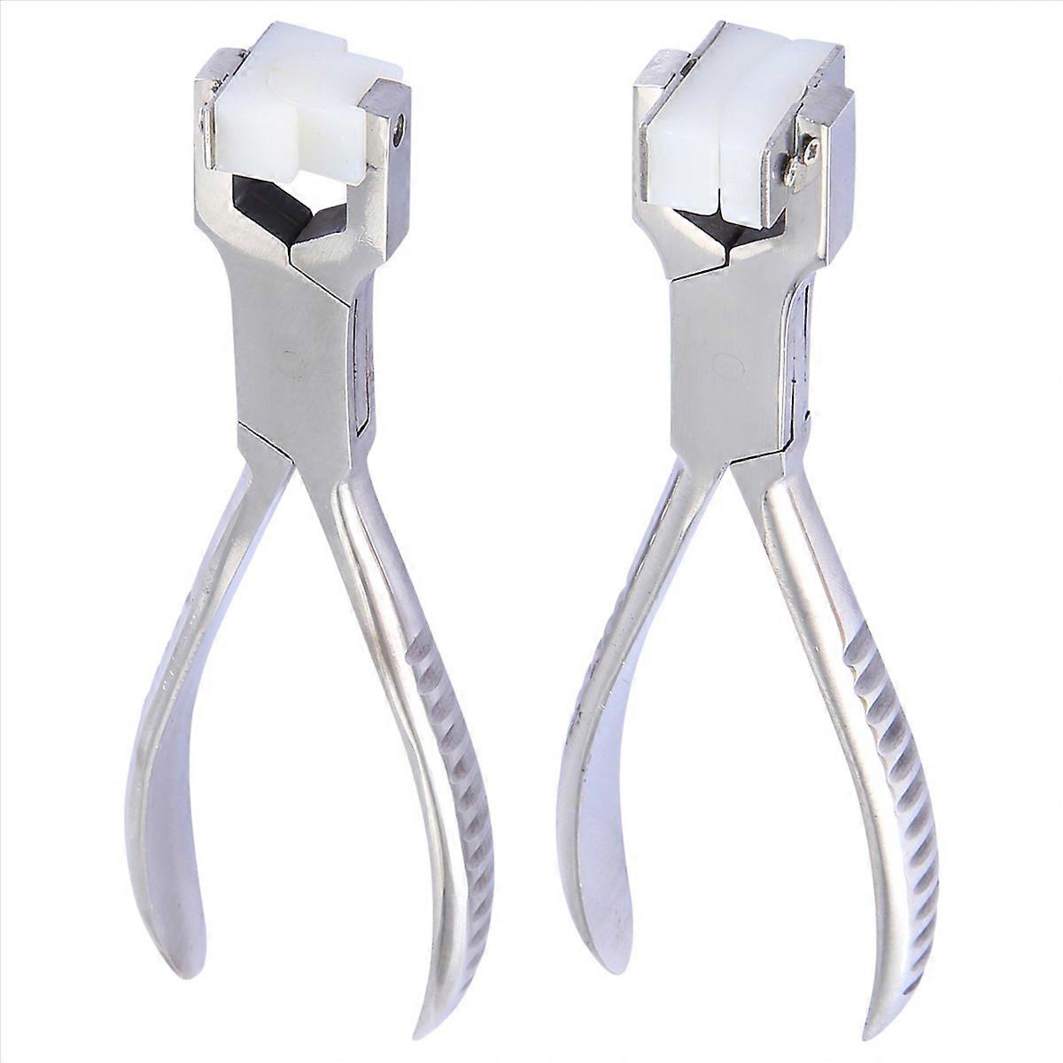 2 Pcs Ring Making Kit Chain Pliers Bending and Wrapping Metal Tool