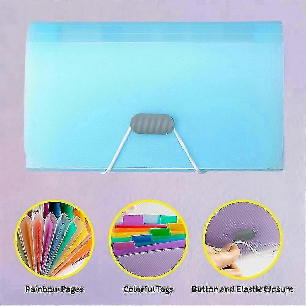 Adhesive Tab Labels For Customizable Filing, Durable Polypropylene Plastic Expanding File With Multi-use Organizer Features For Office And Home 2025