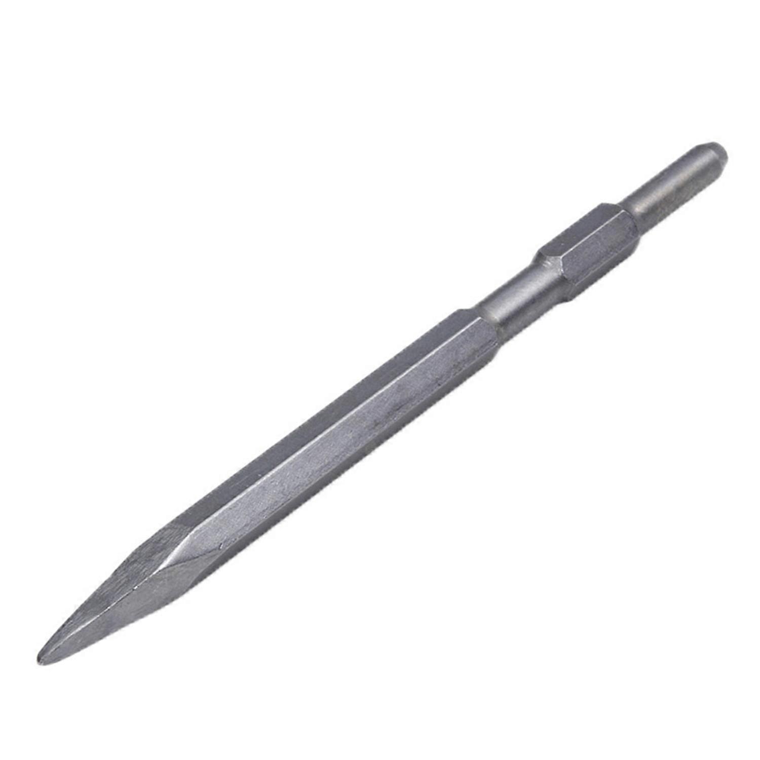 Long Shank Point Chisel Hex Electric Pick Chrome Steel Chisel Bit for Concrete Granite Processing 17