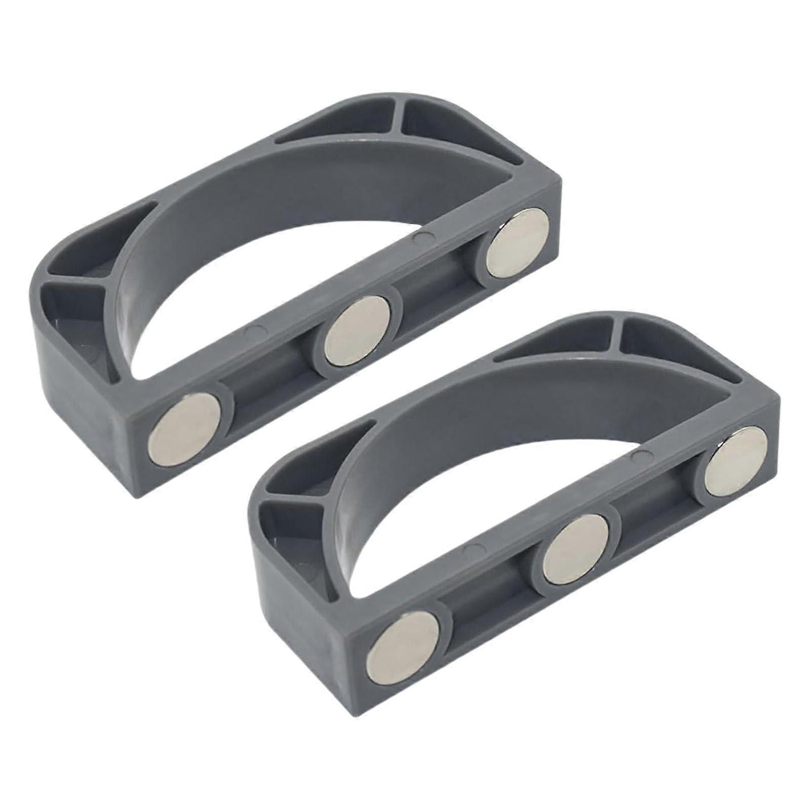 Ice Scoop Holder with Adhesive Strips for Quick Installation, Grey Stand for Commercial and Home Ice Makers