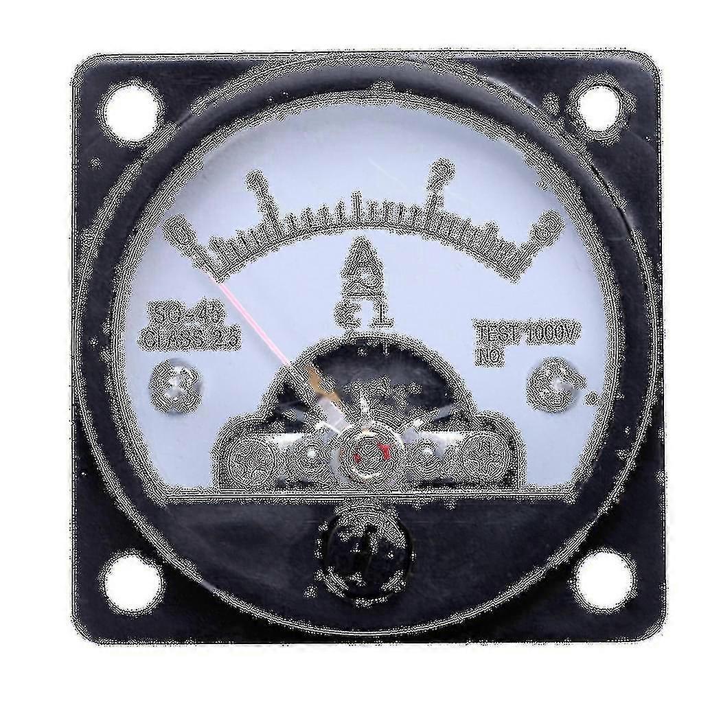 Ac 0-3a Round Analog Panel Meter Current Measuring Ammeter Gauge Black szrh