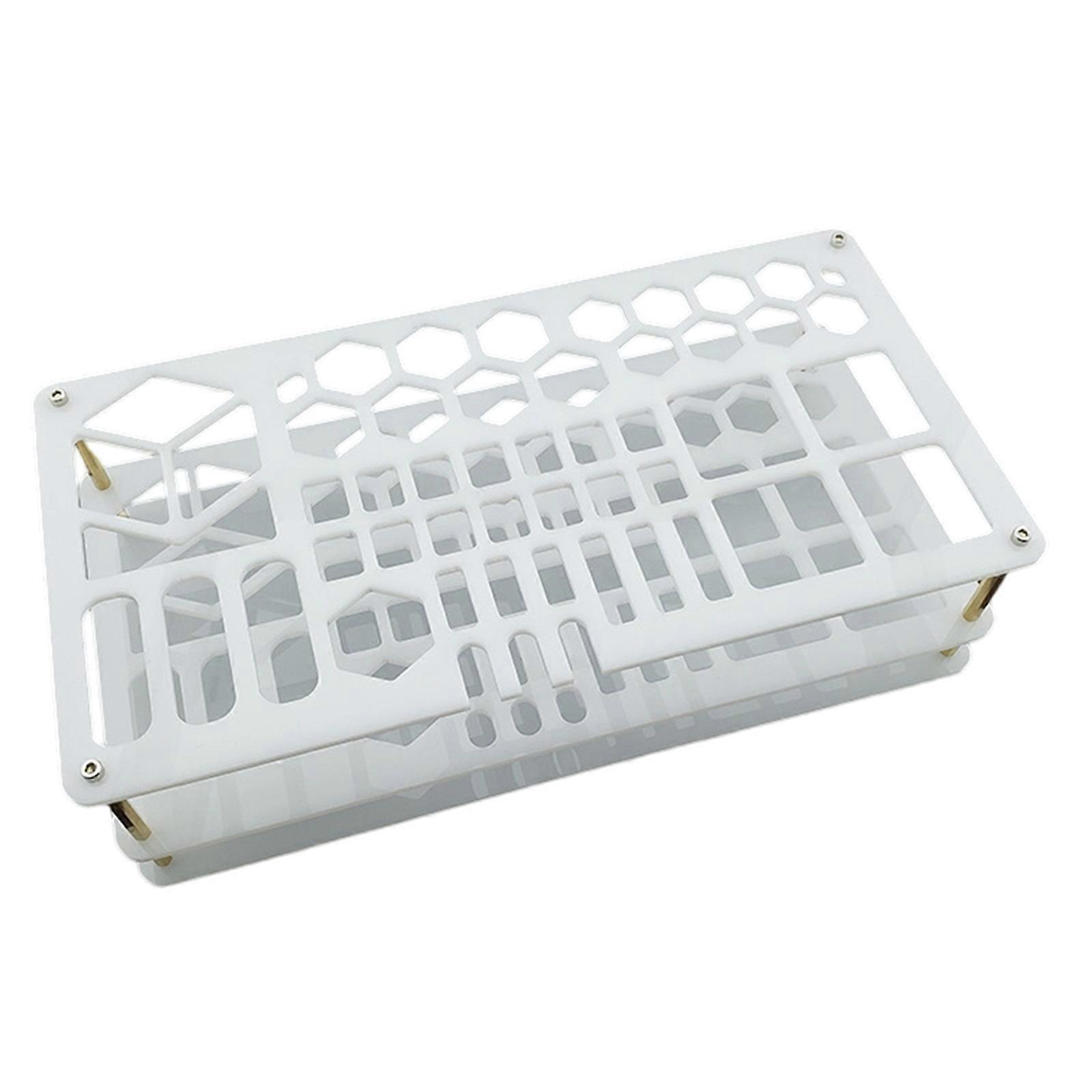 Space Saving Screwdriver Organizer Storage Unassembled Stand For Model Building Tool And DIY Projects  White