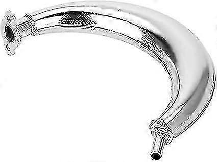 أنابيب العادم، محركات الدراجات الآلية الغاز دراجة توسيع غرفة كروم كاتم الصوت يناسب ل 80cc 66cc 49cc دراجة نارية بمحرك1pcssilver