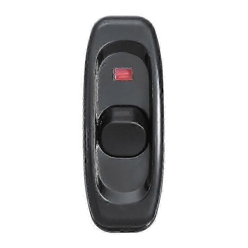 Intermediate In-line Rocker Switch for Desk Light Cord with Button Function