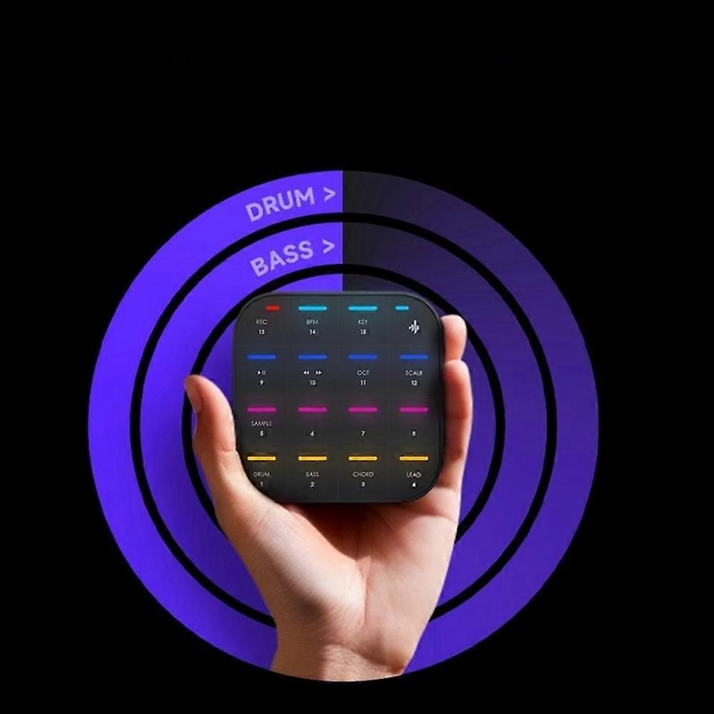 Bluetooth MIDI Controller - Portable Music Keyboard with Looper/Synth, Multi-Device Support and Silicone Sleeve