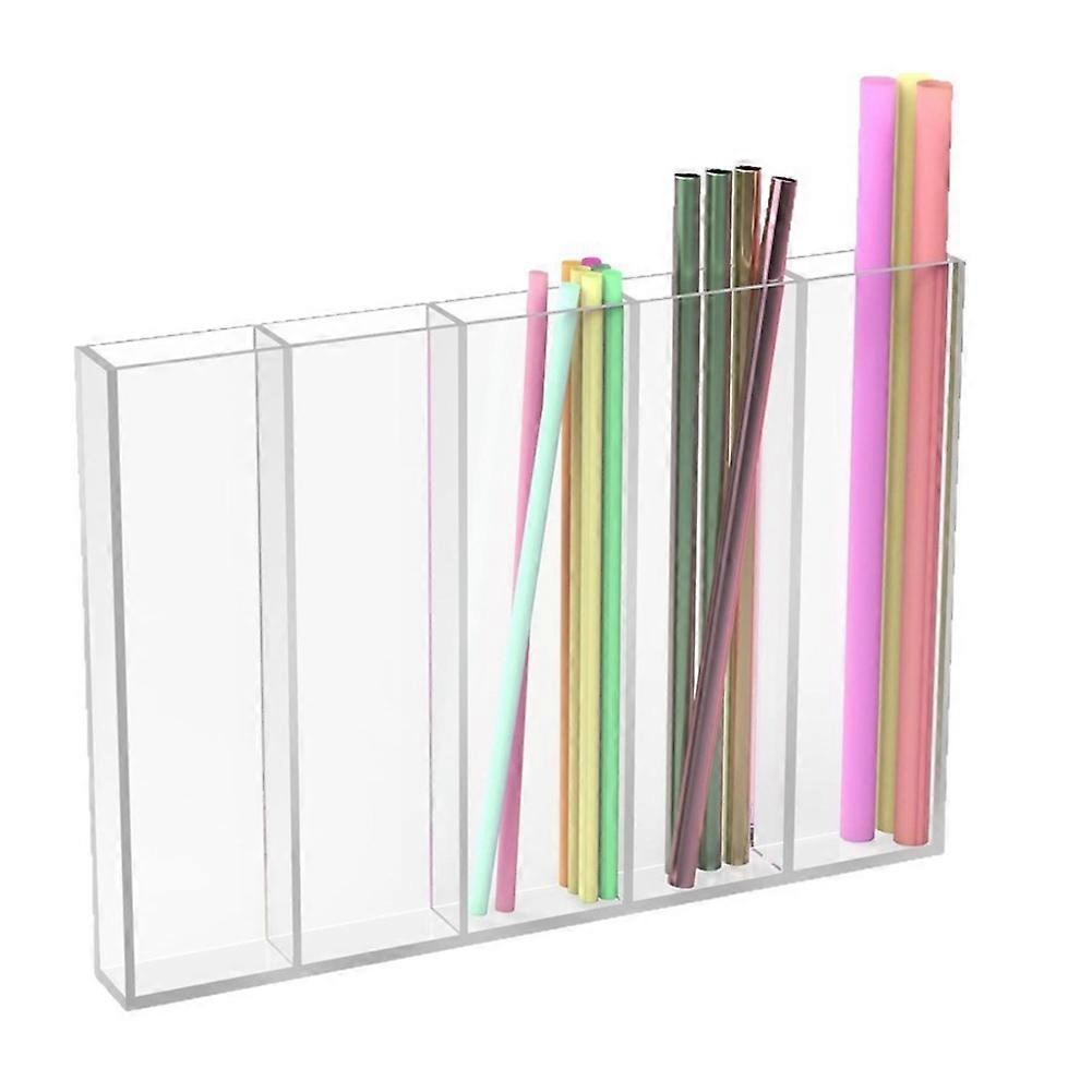 Acrylic Straw Holder with Adhesive