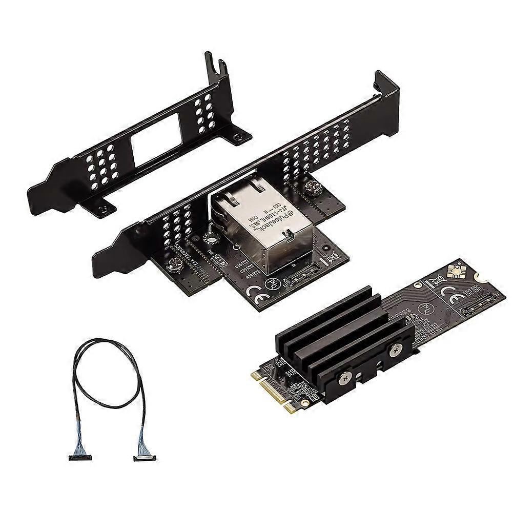 M.2 B+M Single-Port 10GbE Network Card RJ45 Ethernet Network Adapter AQC113 Industrial Control Grade Server Network Card