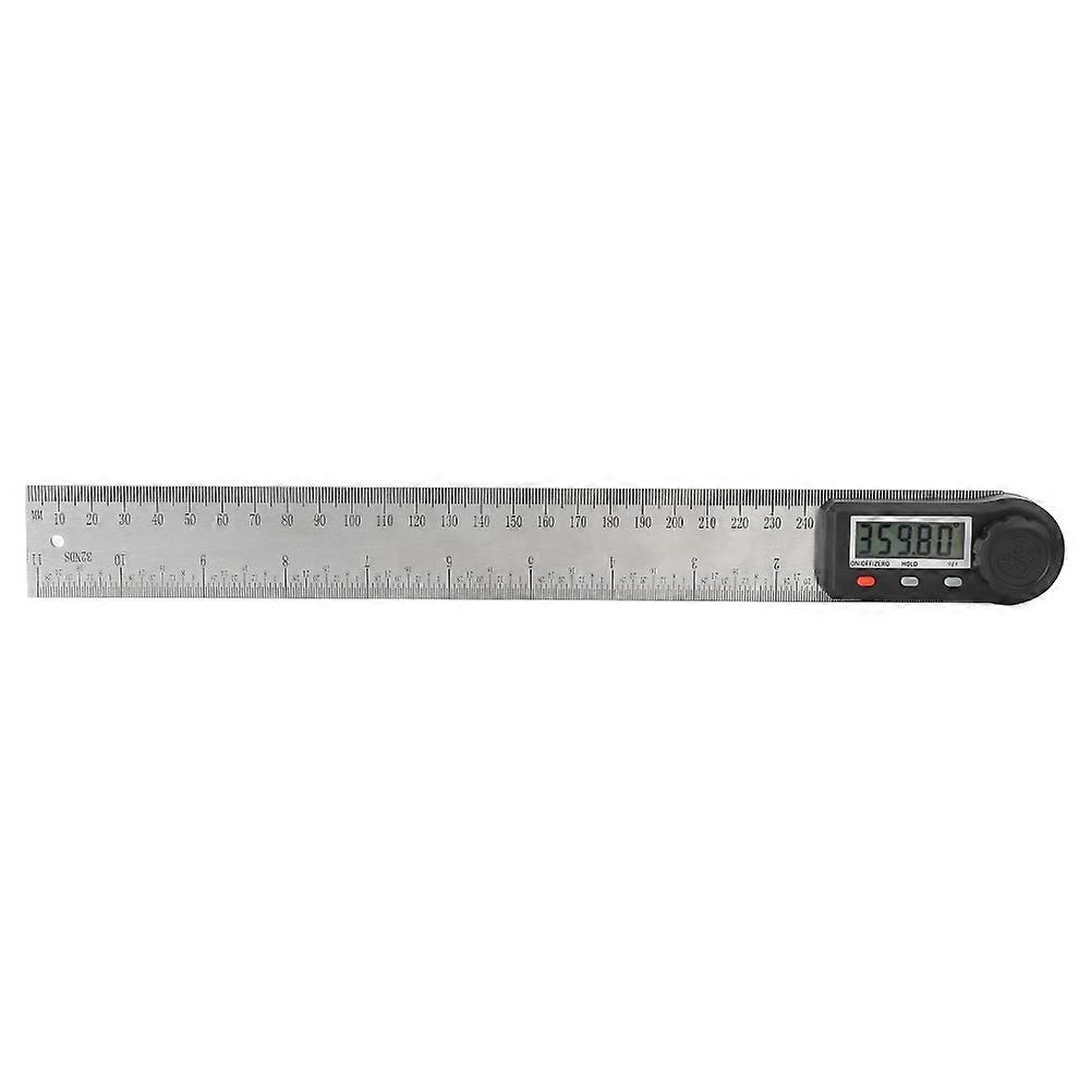 2-in 1 Electronic Digital Display Angle Meter 0-360° Woodworking Ruler Multifunction Protractor(300m