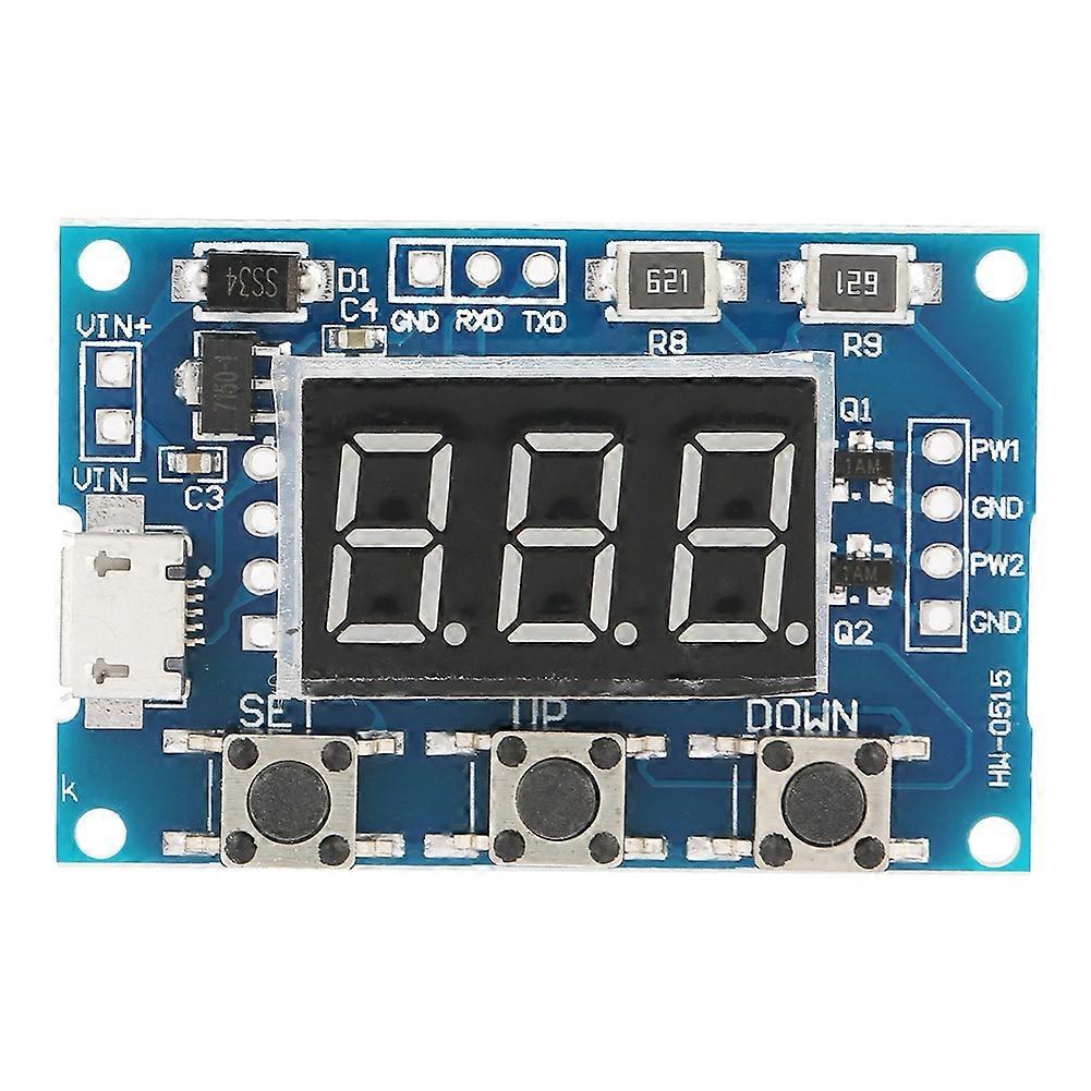 2 Channel PWM Frequency Duty Cycle Adjustable Wave Rectangle Signal Generator