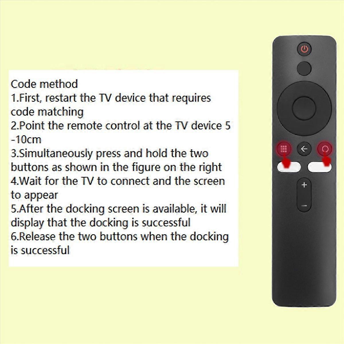 4X XMRM-006 for MI Box S MDZ-22-AB MDZ-24-AA Smart TV Box Bluetooth Voice Remote Control