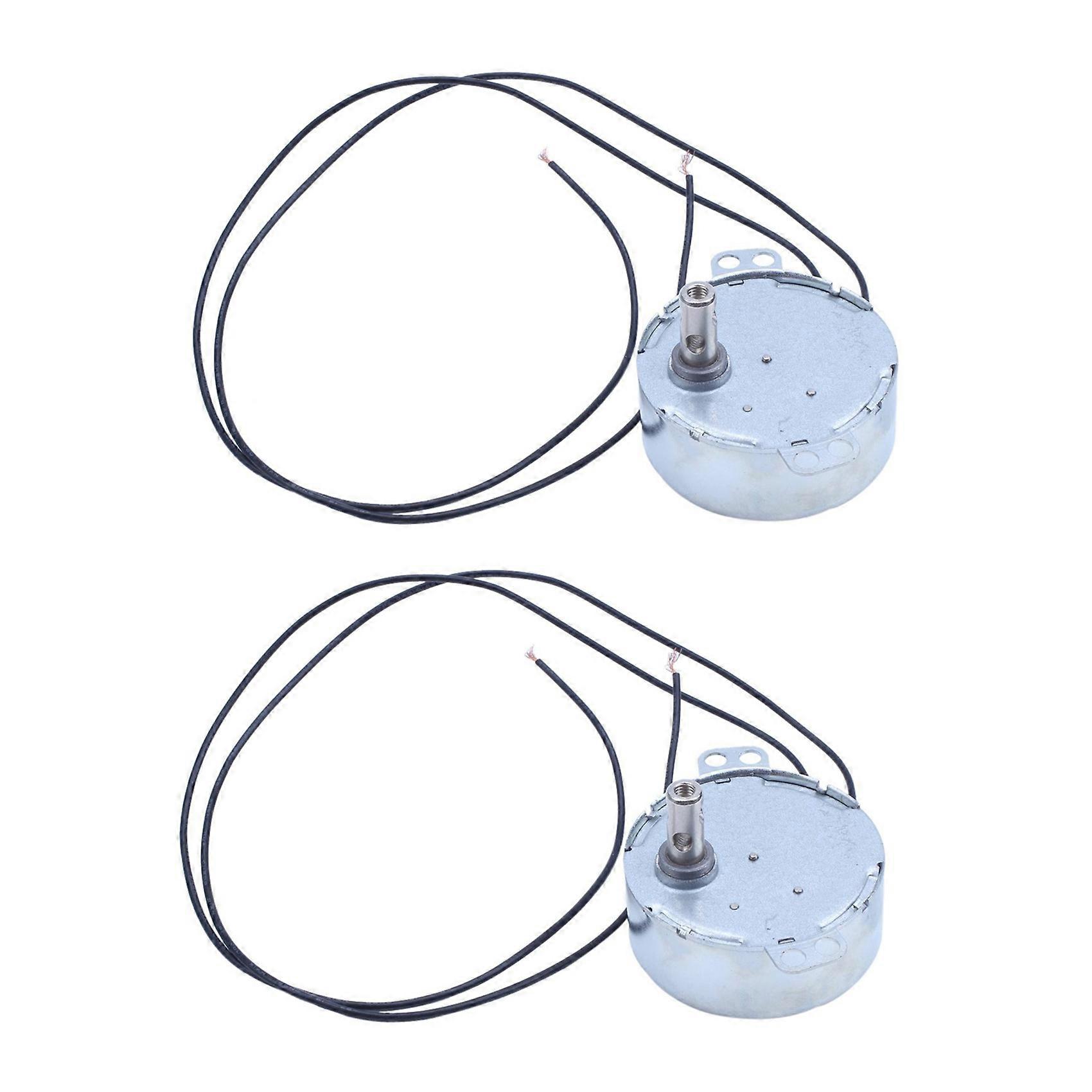 2X AC 220/240V 30RPM 4W CCW/CW Two Way Controlled Synchronous Motor