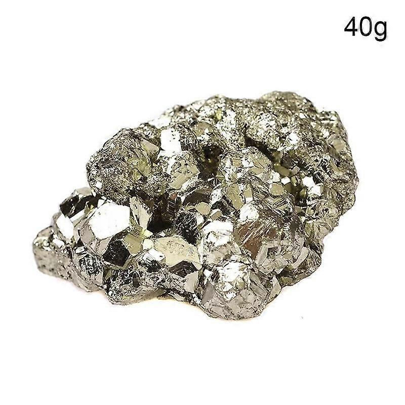 Cristal de pyrite naturelle, pierre d'or des fous, symbole de succès, de prospérité, d'abondance, de chance, de protection contre les énergies négatives et de croissance spirituelle. Un cadeau précieux.
