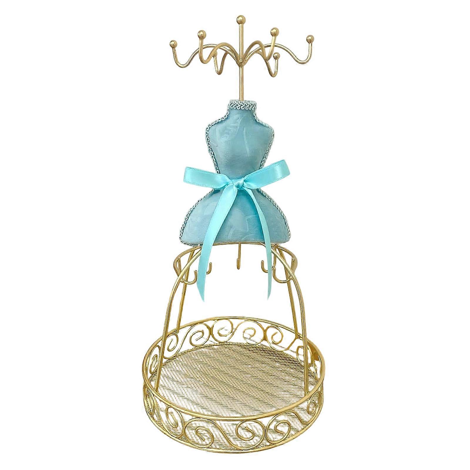 Space Saving Jewelry Display Systems Combining Resin Frame And Fabric Slots For Organized Storage  Pink