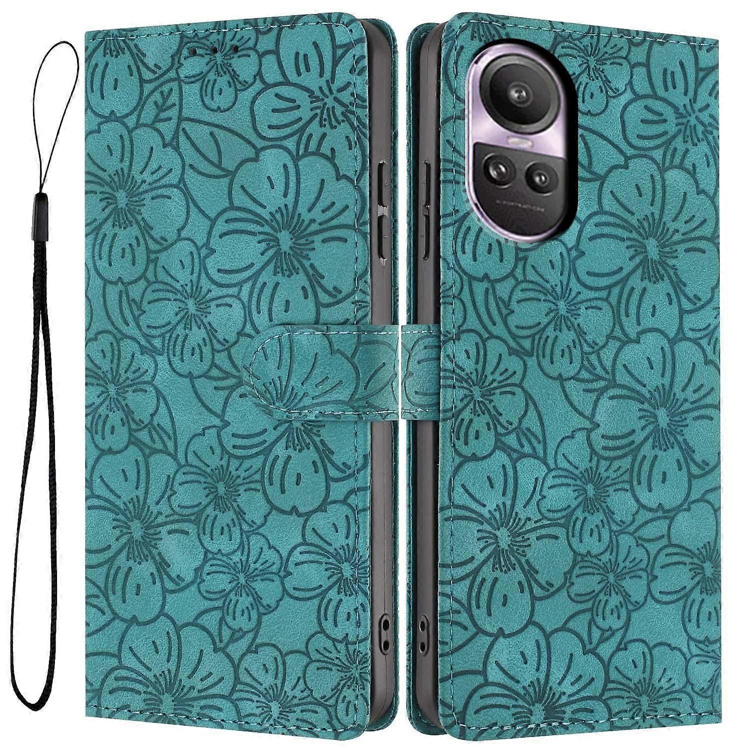 Cherry Leather Case For OPPO Reno10 / 10 Pro Global