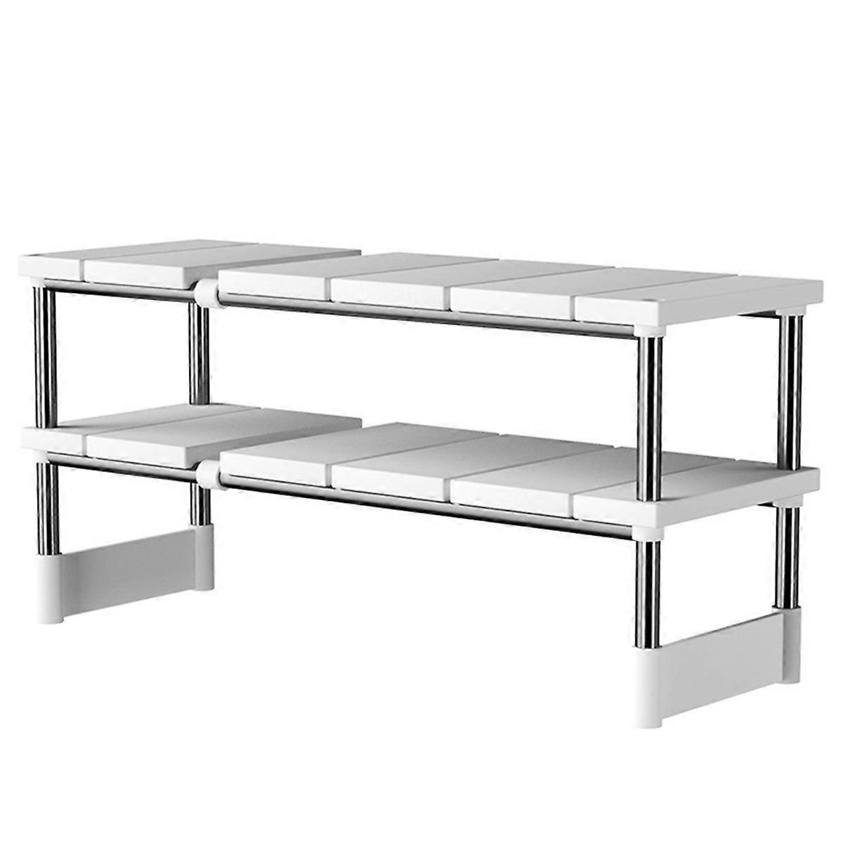 Stackable Storage Rack Telescopic Sink Holder