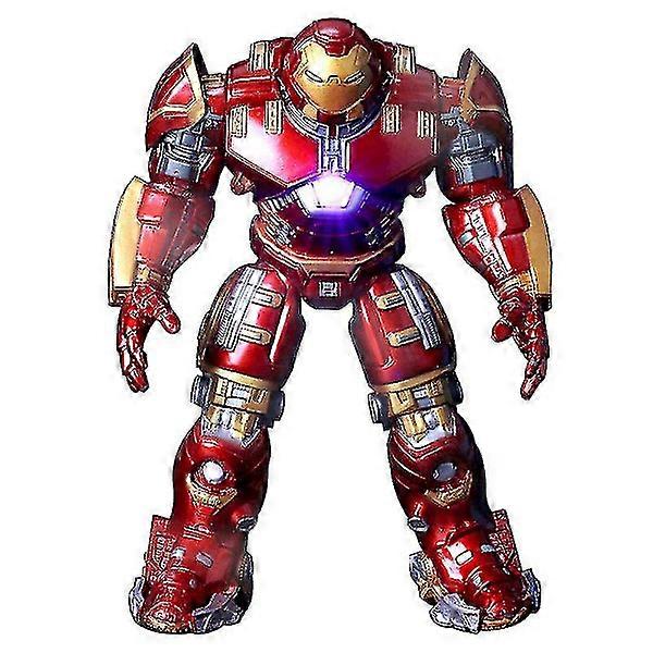 3 Iron Man Anti-Hulk Armor LED-lit LED Action Figure Mark with PVC Action Figure Collectible Model Toy Db