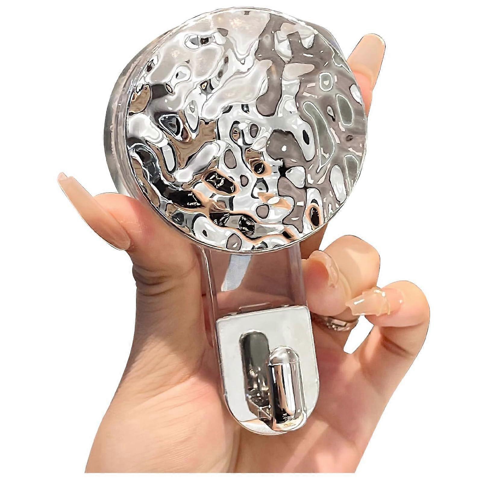 2 Pack Vacuum Suction Cup Hooks No Drilling Removable for Bathroom Kitchen Window Glass