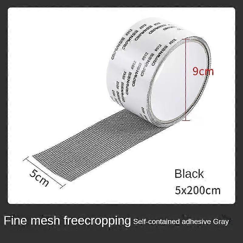 1roll Self Adhesive Window Screen Repair Tape, Anti-Insect Net Hole Reparing Patch, Suitable For Curtain Screen/ Net Repair