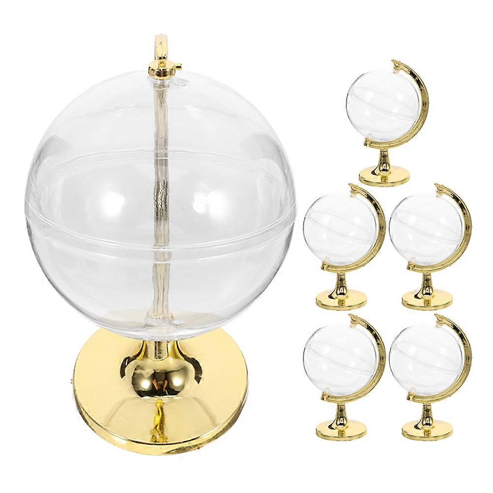 Plastic Mini Globe Candy Box for Candy 12Pcs Fillable Decorative Jars