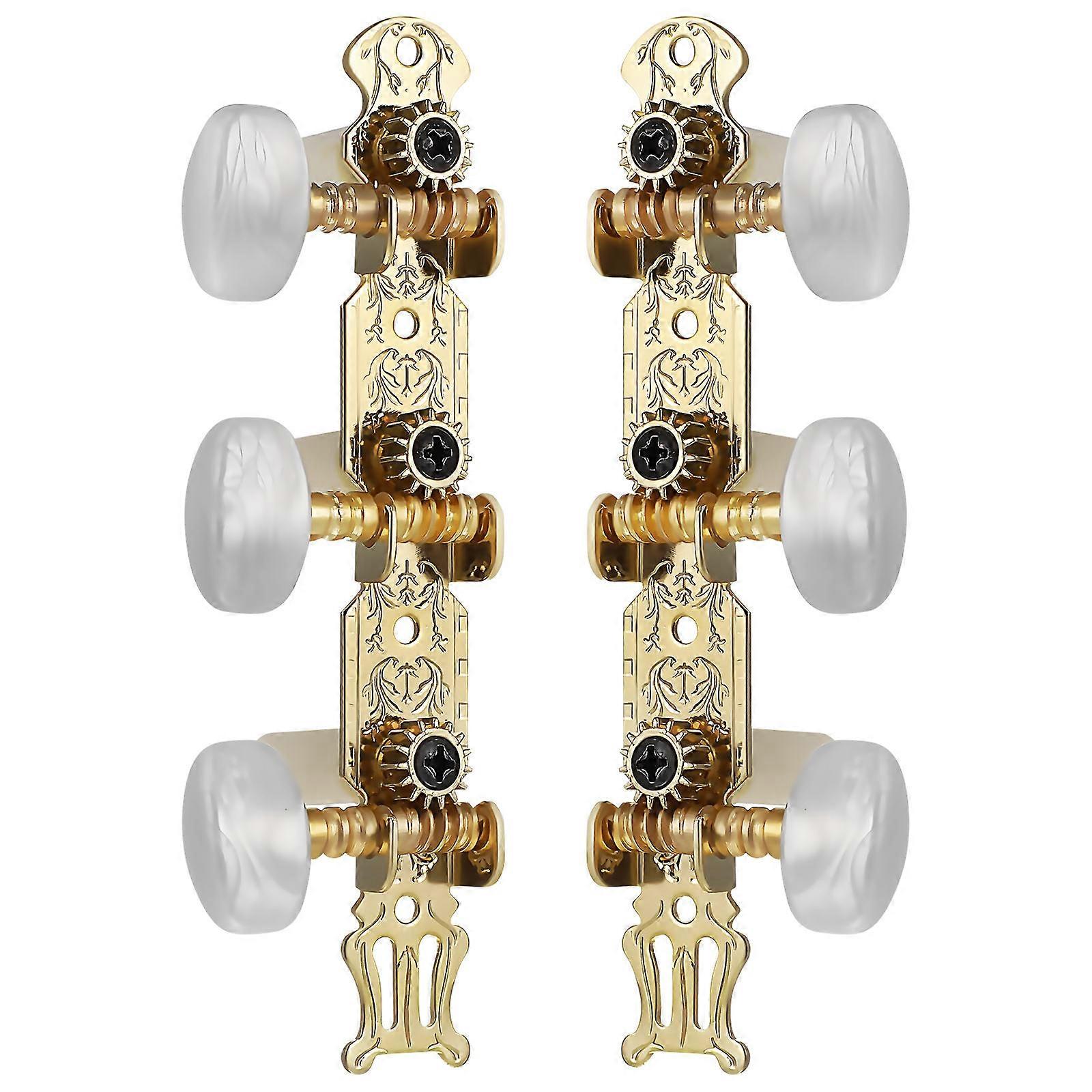 Metal Guitar Tuning Pegs Acoustic Guitar Tuning Keys 1Set Multicolor