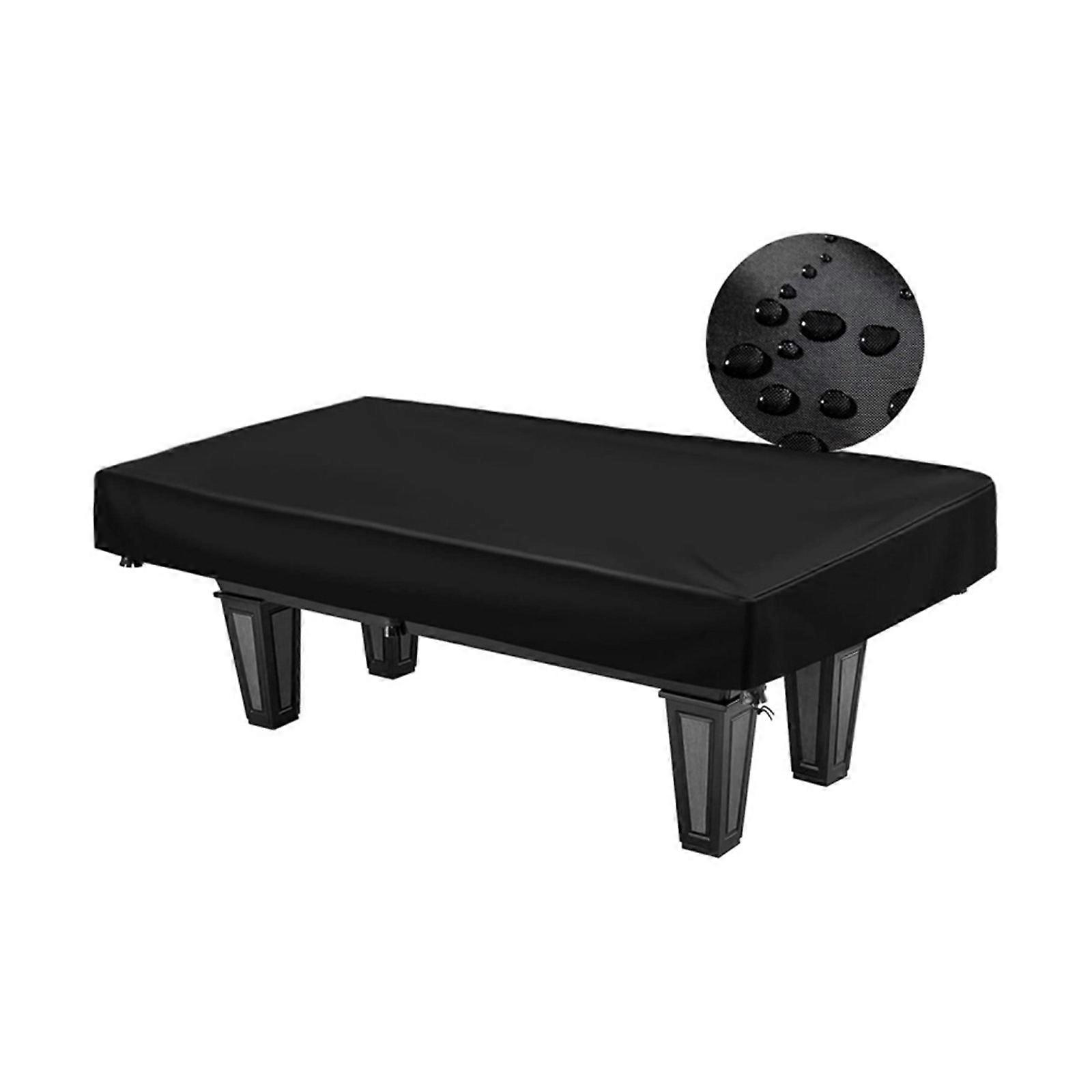 Toz Geçirmez Bilardo Masa Örtüsü Oxford Kumaş Bilardo Havuz Masa Örtüsü Çizilmeye Dayanıklı Rüzgar Geçirmez Kapak Kalkanları Kullanımı Kolay 7FT