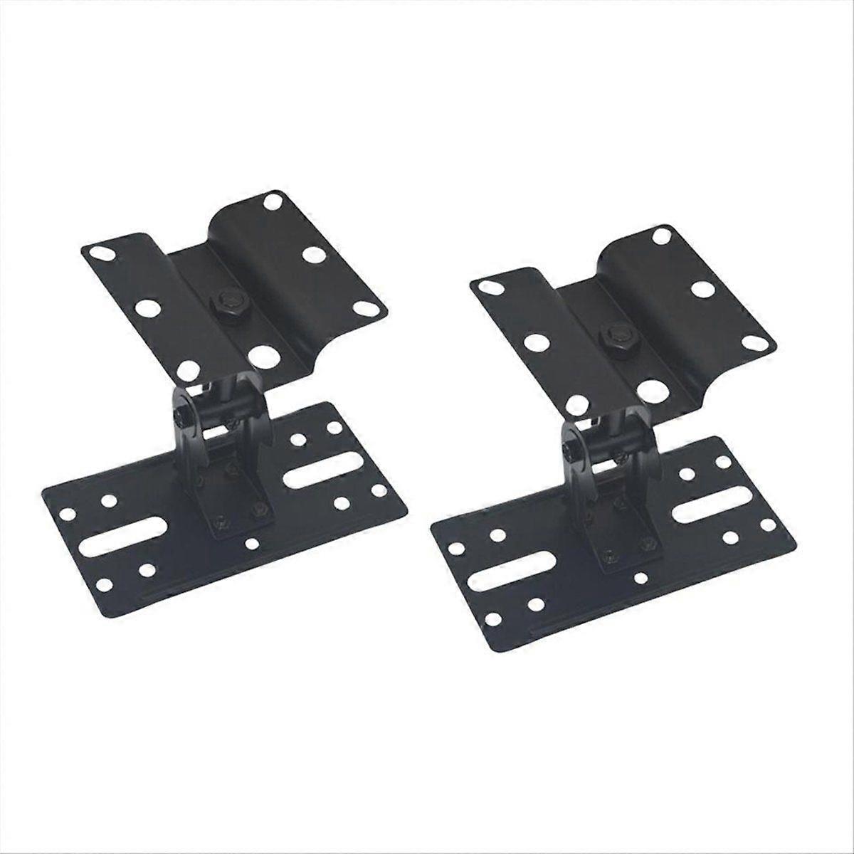 2Pcs Adjustable Speaker Wall Mounts Universal Holders for Surround Sound Ideal for Study Room Bedroo